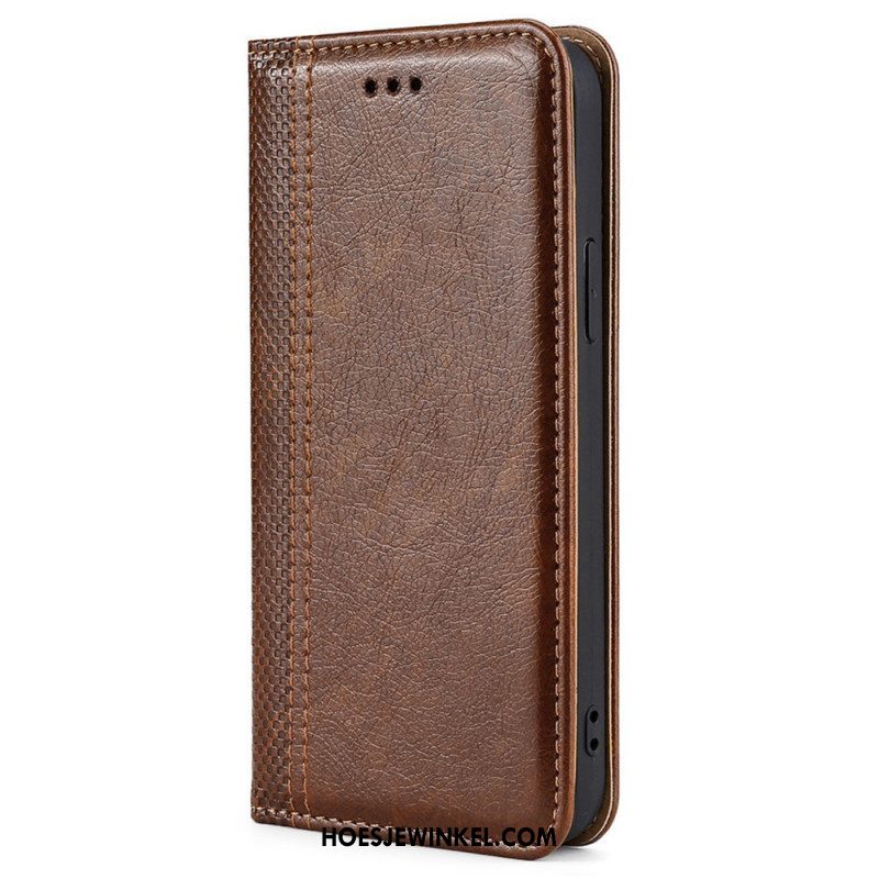 Bescherming Hoesje voor Samsung Galaxy S23 Ultra 5G Folio-hoesje Vintage-stijl