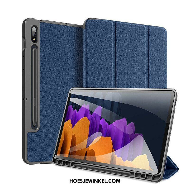 Bescherming Hoesje voor Samsung Galaxy Tab S8 Plus / Tab S7 Plus Domo-serie Dux-ducis