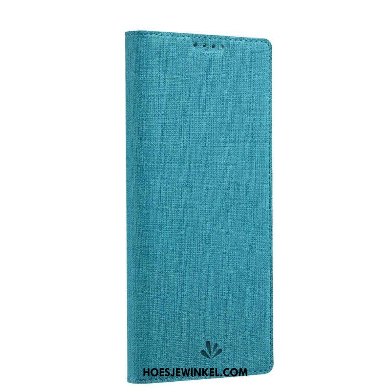 Bescherming Hoesje voor Sony Xperia 10 IV Folio-hoesje Vili-stoffentextuur