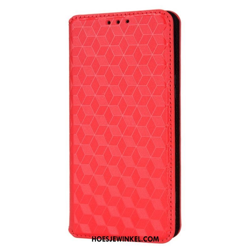 Bescherming Hoesje voor Sony Xperia 5 IV Folio-hoesje 3d Textuur