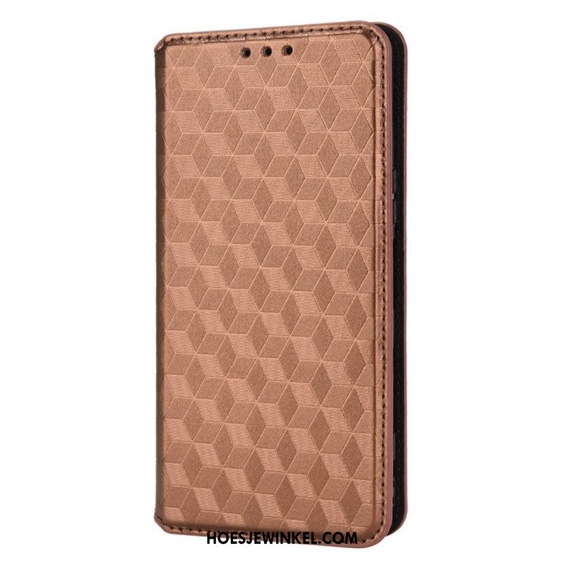 Bescherming Hoesje voor Sony Xperia 5 IV Folio-hoesje 3d Textuur