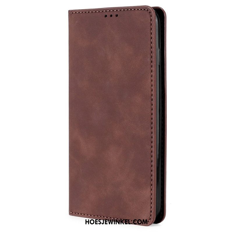 Bescherming Hoesje voor Sony Xperia 5 IV Folio-hoesje Elegant Kunstleer