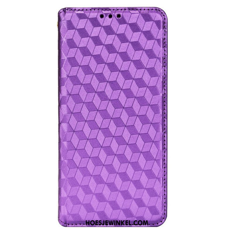 Bescherming Hoesje voor Sony Xperia Pro-I Folio-hoesje Diamant Leereffect