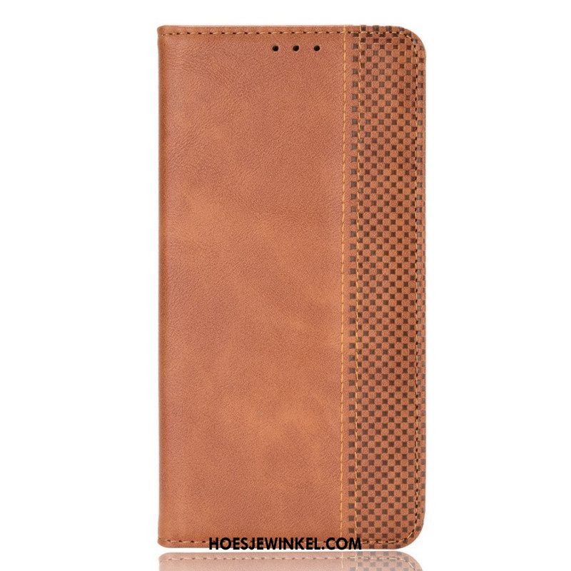 Bescherming Hoesje voor Sony Xperia Pro-I Folio-hoesje Gestileerd Vintage Leereffect