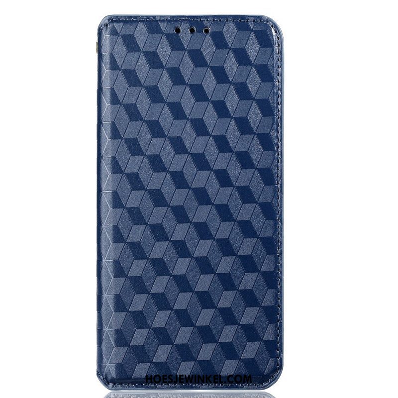 Bescherming Hoesje voor Xiaomi 12 Pro Folio-hoesje Diamant Leereffect