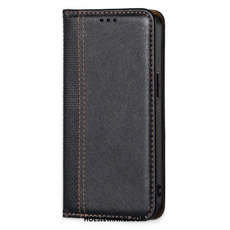 Bescherming Hoesje voor Xiaomi 12 Pro Folio-hoesje Vintage Leereffect