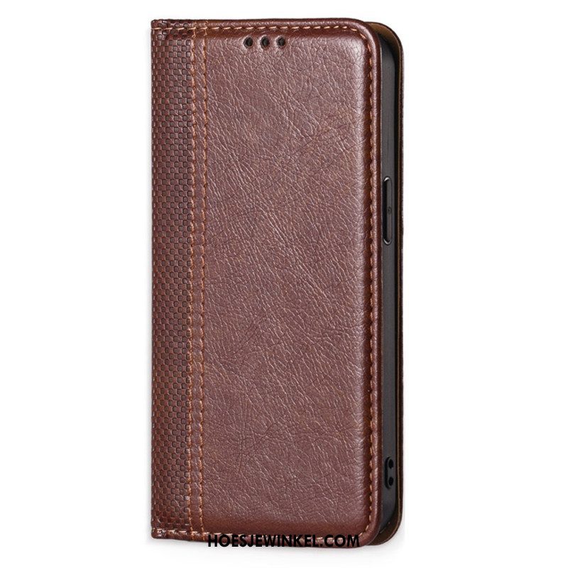 Bescherming Hoesje voor Xiaomi 12 Pro Folio-hoesje Vintage Leereffect