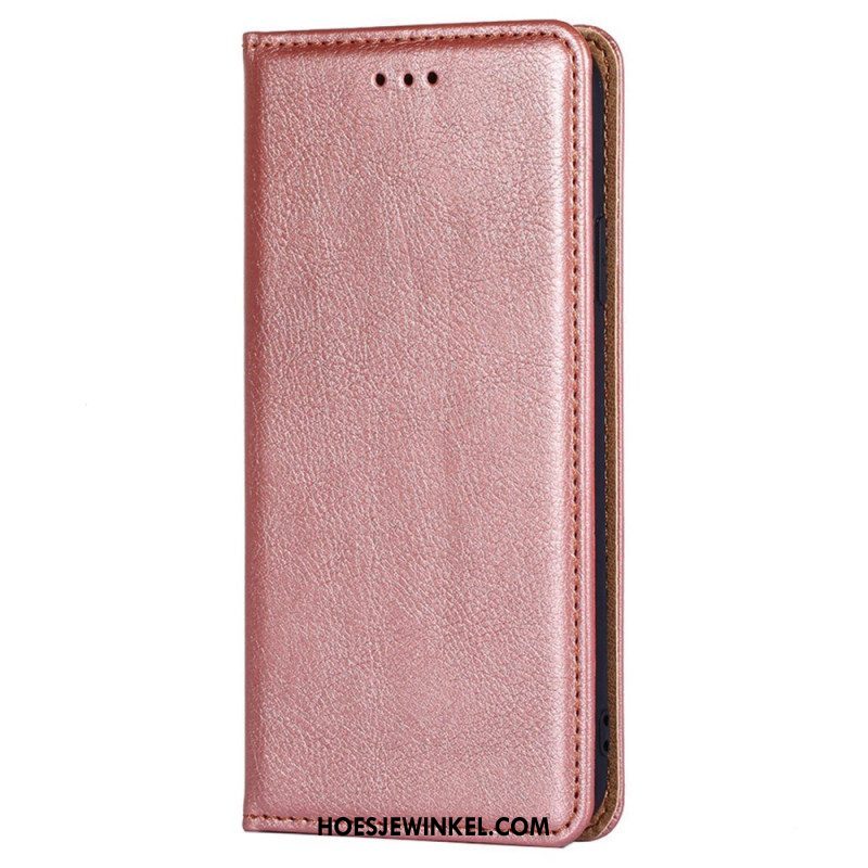 Bescherming Hoesje voor Xiaomi 12T / 12T Pro Folio-hoesje Lakleer-effect