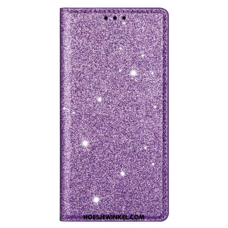 Bescherming Hoesje voor Xiaomi 13 Folio-hoesje Paillettenstijl