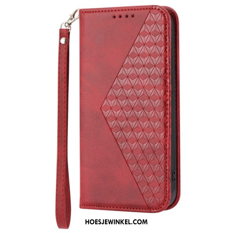 Bescherming Hoesje voor Xiaomi 13 Folio-hoesje Stijl Leer 3d-patroon