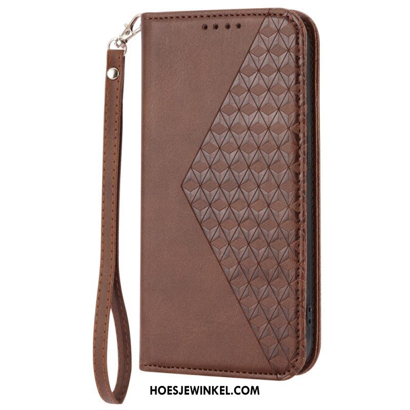 Bescherming Hoesje voor Xiaomi 13 Folio-hoesje Stijl Leer 3d-patroon