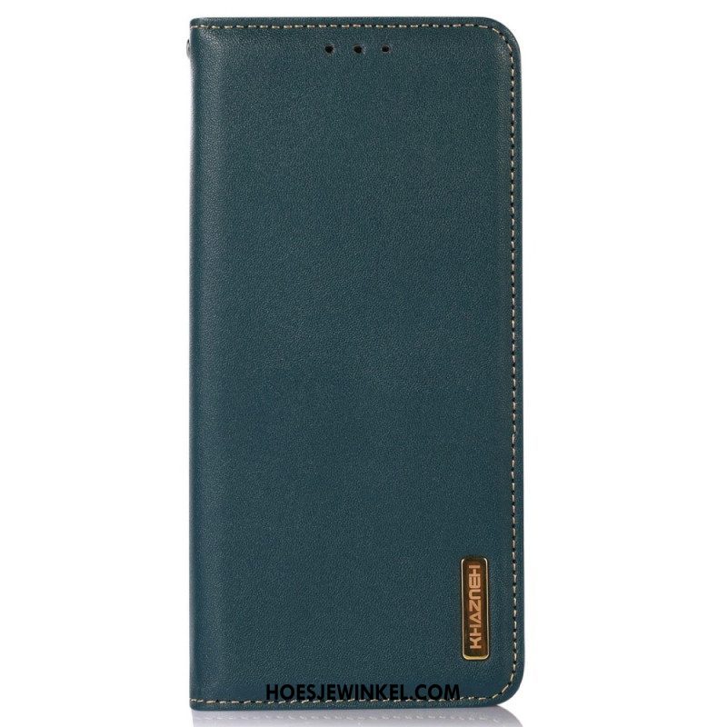 Bescherming Hoesje voor Xiaomi 13 Lite Folio-hoesje Rfid Echt Leer Khazneh