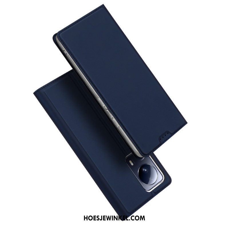 Bescherming Hoesje voor Xiaomi 13 Lite Folio-hoesje Skin-pro-serie Dux Ducis