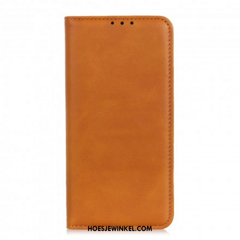 Bescherming Hoesje voor Xiaomi Redmi Note 10 Pro Folio-hoesje Gespleten Leer