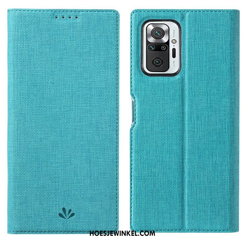 Bescherming Hoesje voor Xiaomi Redmi Note 10 Pro Folio-hoesje Getextureerde Vili Dmx