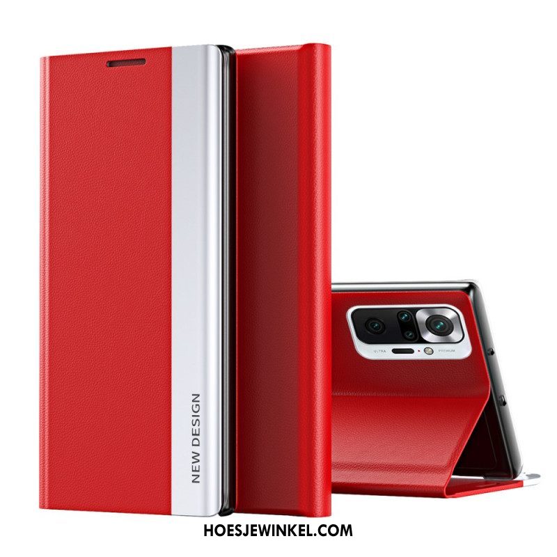 Bescherming Hoesje voor Xiaomi Redmi Note 10 Pro Folio-hoesje Nieuw Ontwerp