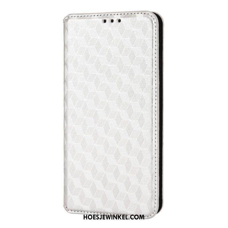 Bescherming Hoesje voor Xiaomi Redmi Note 11 / 11S Folio-hoesje 3d Diamant Leereffect