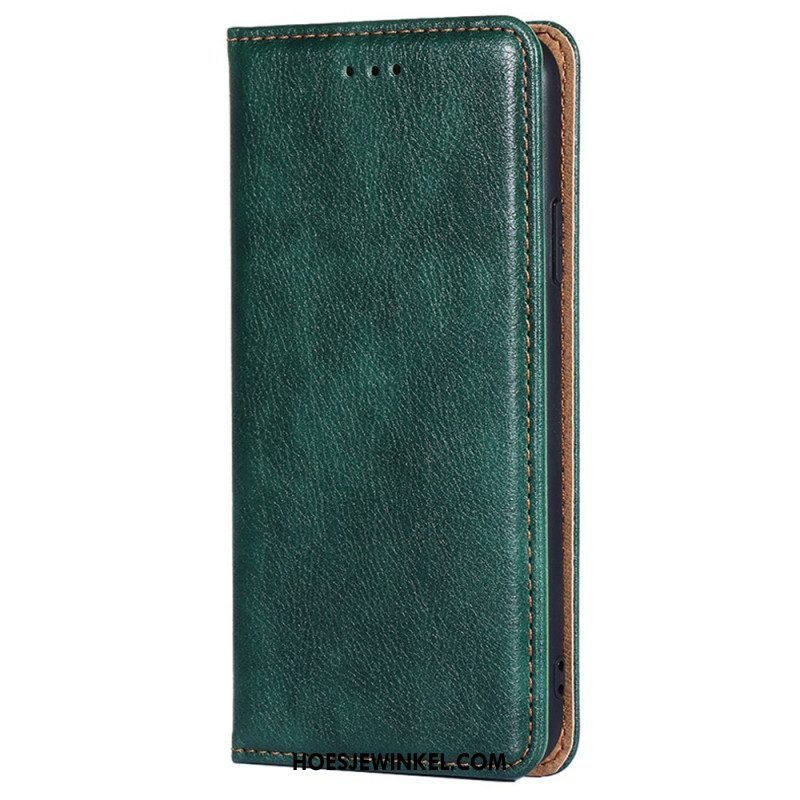 Bescherming Hoesje voor Xiaomi Redmi Note 11 / 11S Folio-hoesje Vintage Lederen Stijl