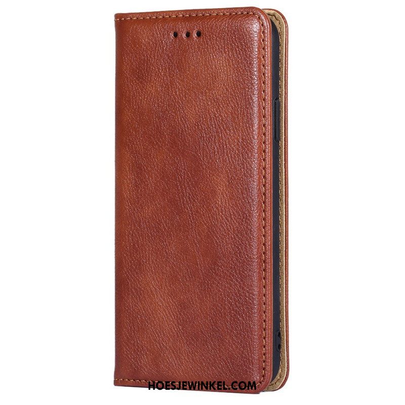 Bescherming Hoesje voor Xiaomi Redmi Note 11 / 11S Folio-hoesje Vintage Lederen Stijl