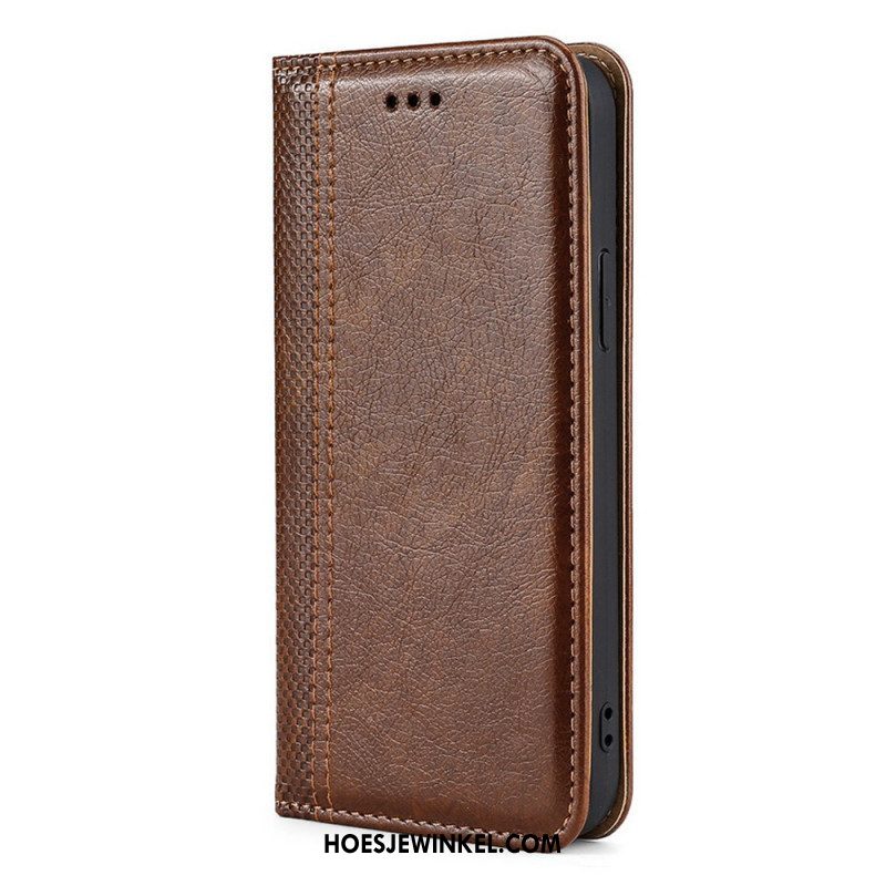 Bescherming Hoesje voor Xiaomi Redmi Note 11 Pro / 11 Pro 5G Folio-hoesje Getextureerd Leereffect