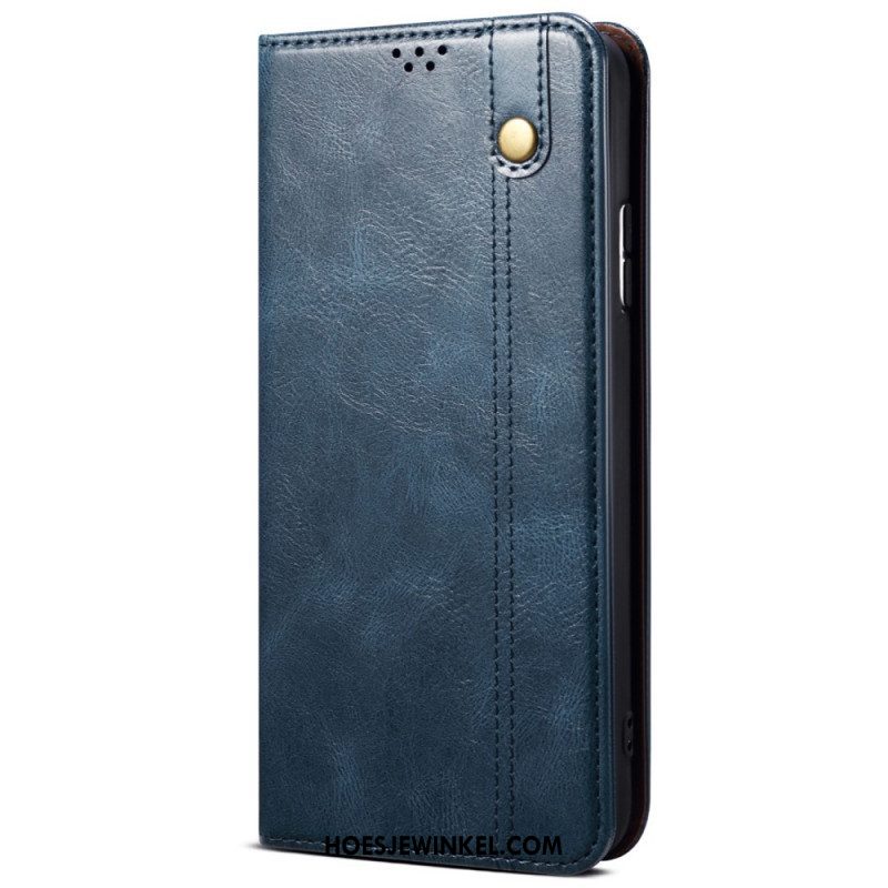 Bescherming Hoesje voor Xiaomi Redmi Note 11 Pro / 11 Pro 5G Folio-hoesje Gewaxt Kunstleer