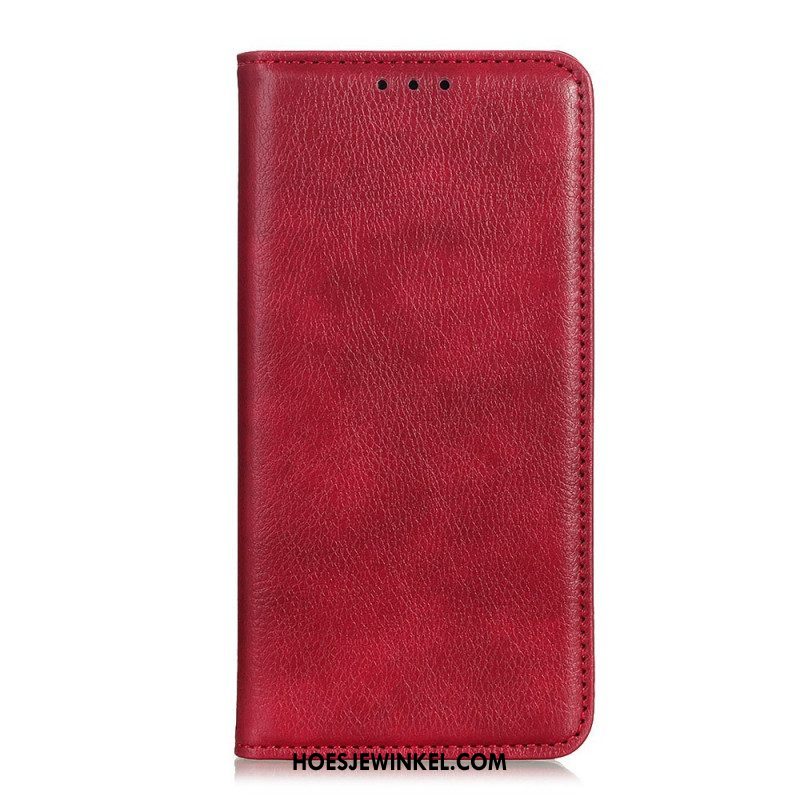 Bescherming Hoesje voor Xiaomi Redmi Note 11 Pro / 11 Pro 5G Folio-hoesje Litchi Splitleer