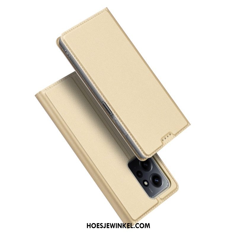 Bescherming Hoesje voor Xiaomi Redmi Note 12 4G Folio-hoesje Skin-pro-serie Dux Ducis