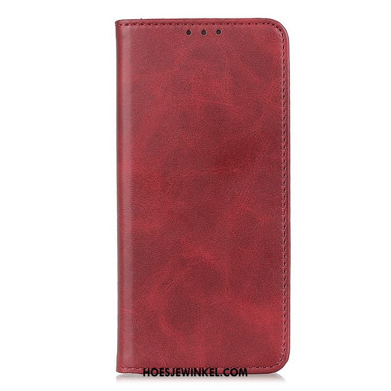 Bescherming Hoesje voor Xiaomi Redmi Note 12 5G Folio-hoesje Klassiek Splitleer