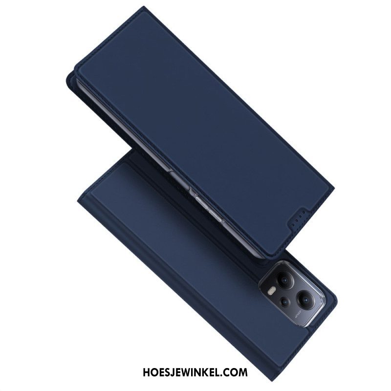 Bescherming Hoesje voor Xiaomi Redmi Note 12 5G Folio-hoesje Skin-pro-serie Dux Ducis