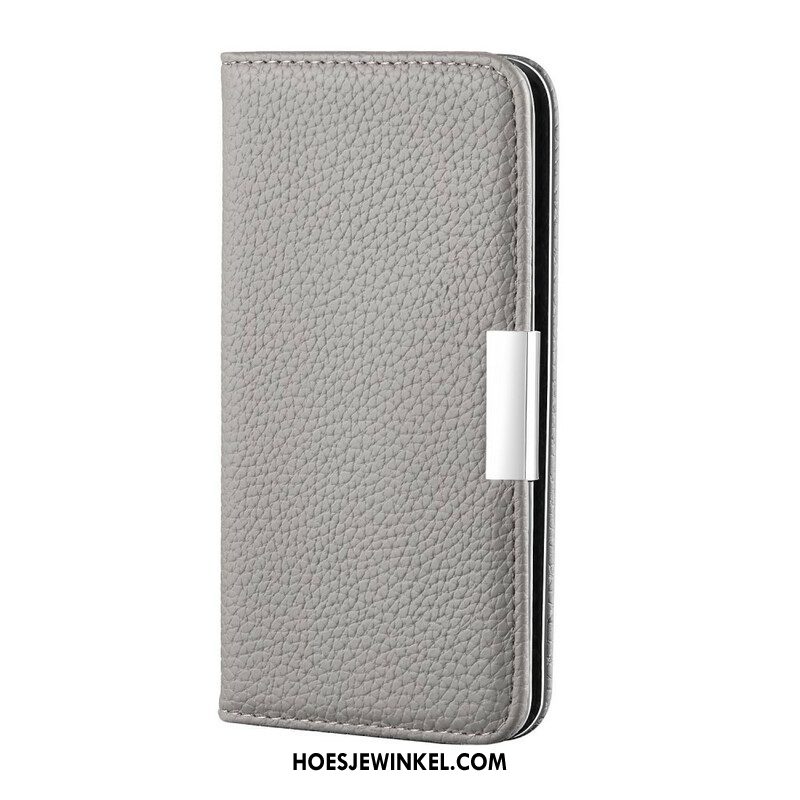 Bescherming Hoesje voor iPhone 13 Pro Folio-hoesje Imitatieleer Litchi Ultra Chic