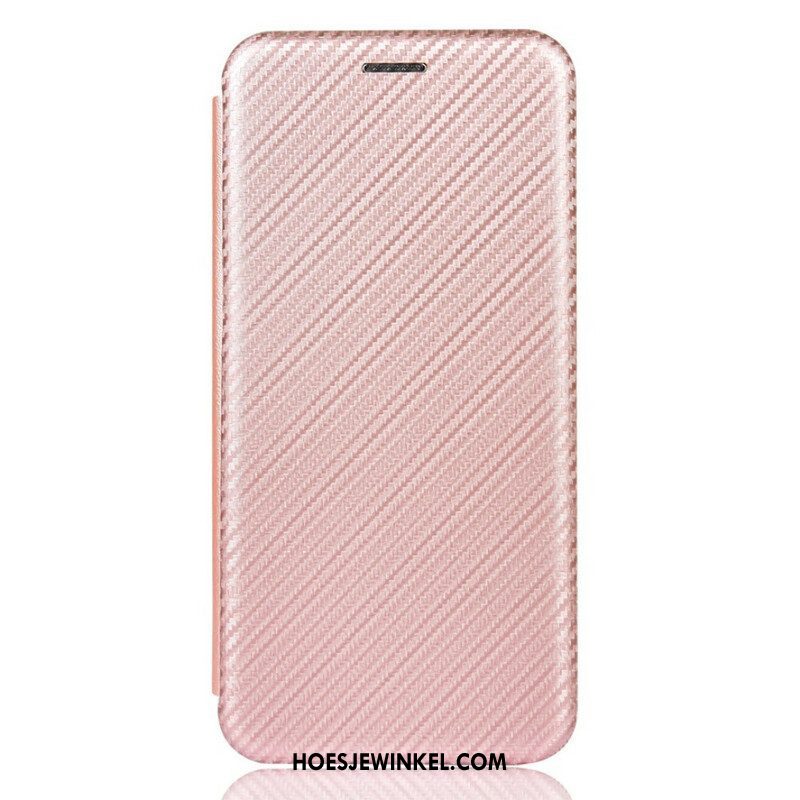 Bescherming Hoesje voor iPhone 13 Pro Folio-hoesje Koolstofvezel