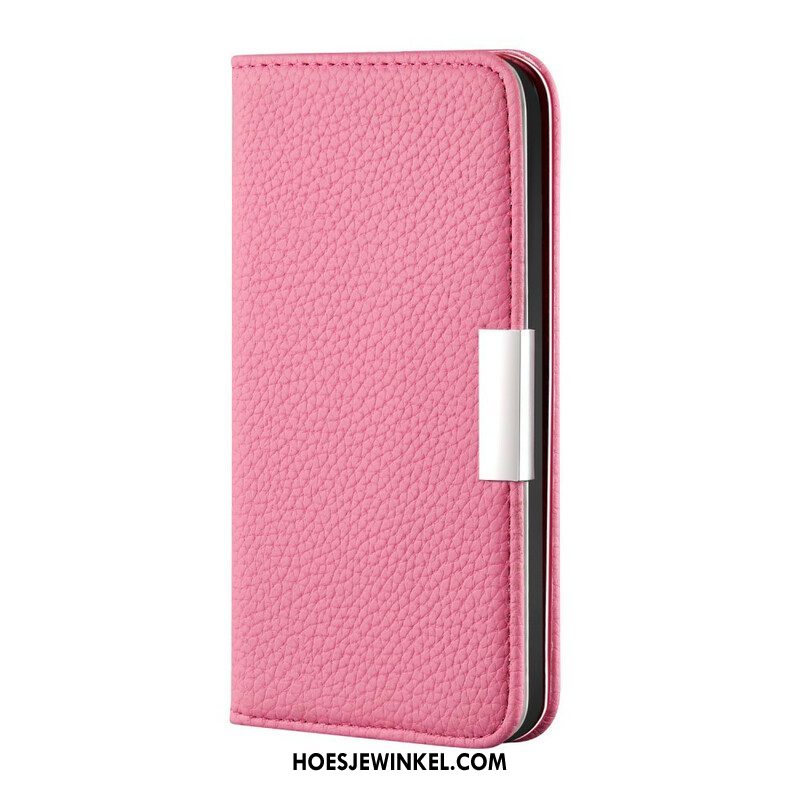 Bescherming Hoesje voor iPhone 13 Pro Max Folio-hoesje Imitatieleer Litchi Ultra Chic