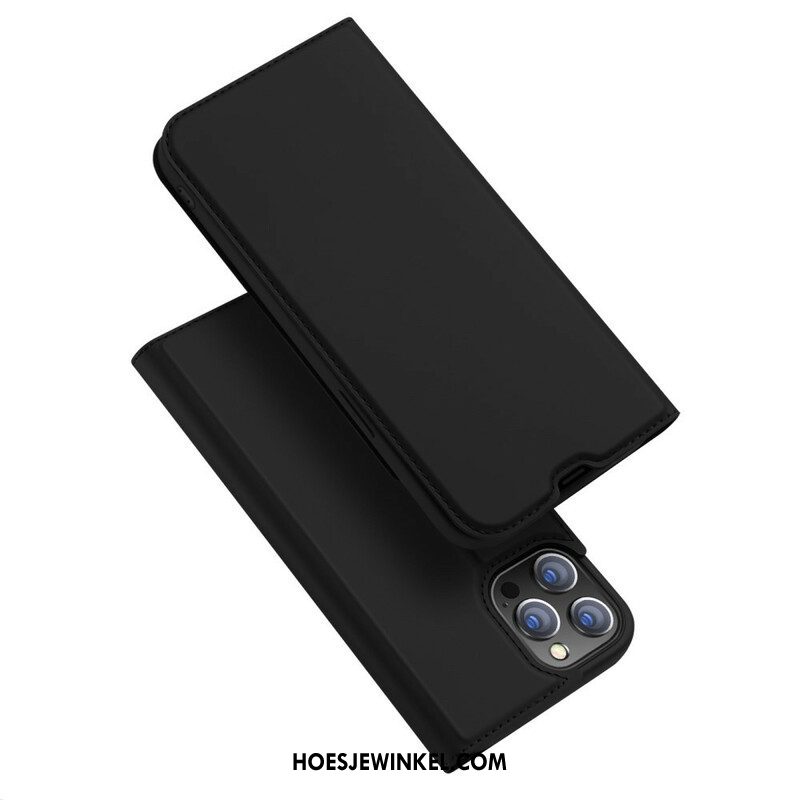 Bescherming Hoesje voor iPhone 13 Pro Max Folio-hoesje Skin Pro-serie Dux Ducis