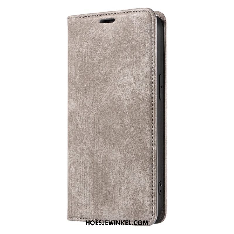 Bescherming Hoesje voor iPhone 14 Plus Folio-hoesje Gekleurd Kunstleer