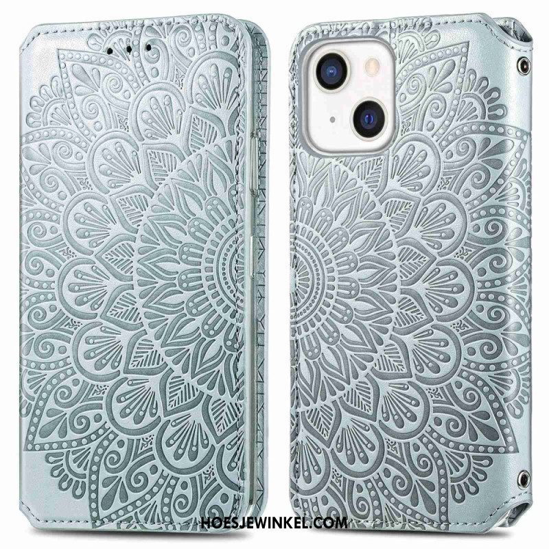 Bescherming Hoesje voor iPhone 14 Plus Folio-hoesje Mandala