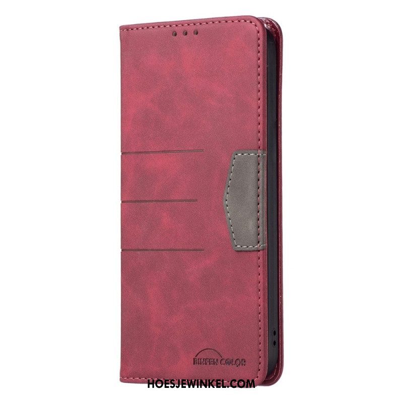 Bescherming Hoesje voor iPhone 14 Pro Folio-hoesje Binfen-kleur