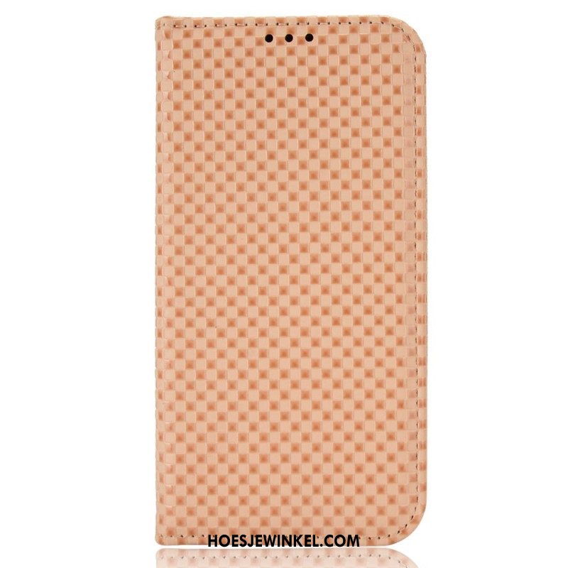 Bescherming Hoesje voor iPhone 14 Pro Folio-hoesje Getextureerd