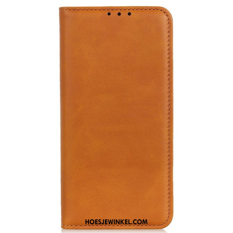 Bescherming Hoesje voor iPhone 14 Pro Folio-hoesje Klassiek Splitleer