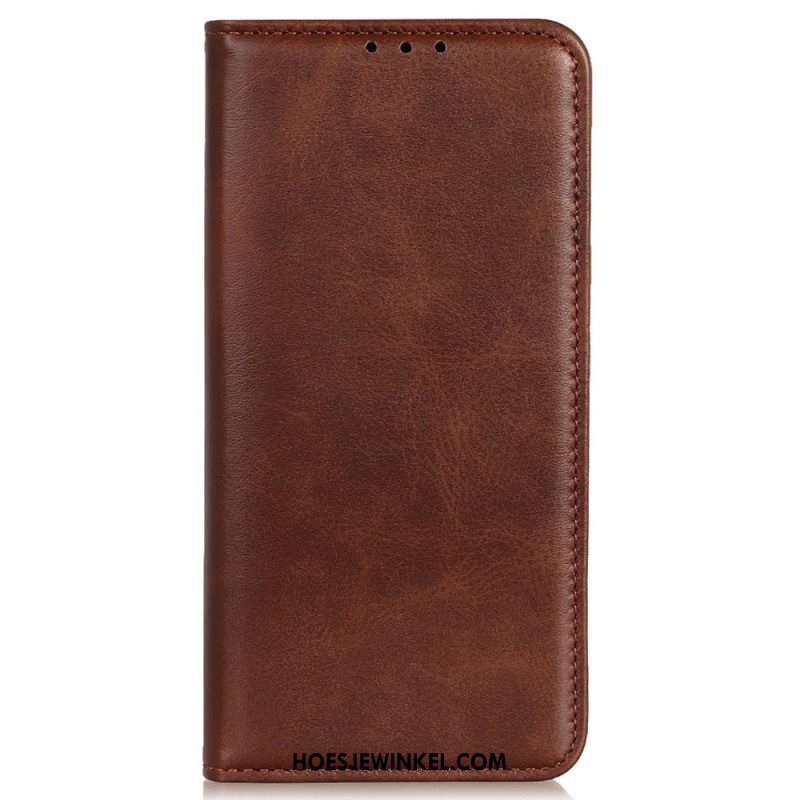 Bescherming Hoesje voor iPhone 14 Pro Folio-hoesje Klassiek Splitleer
