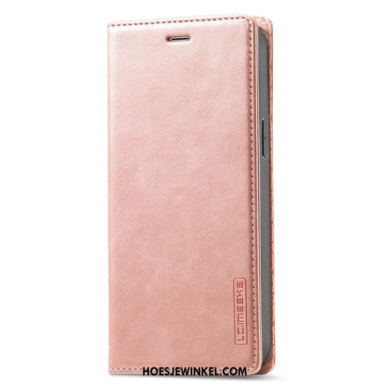 Bescherming Hoesje voor iPhone 15 Folio-hoesje Lc.imeeke