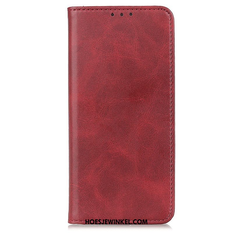 Bescherming Hoesje voor iPhone 15 Folio-hoesje Splitleer