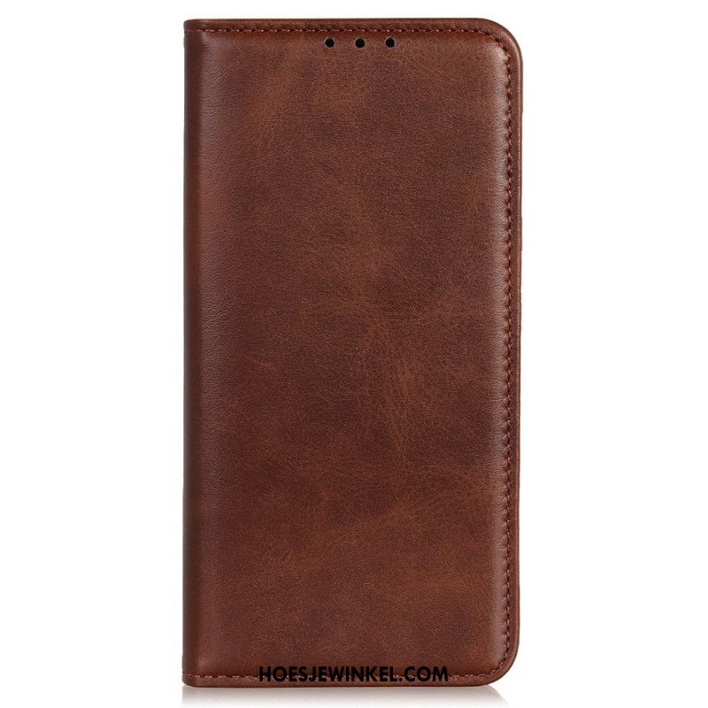 Bescherming Hoesje voor iPhone 15 Folio-hoesje Splitleer
