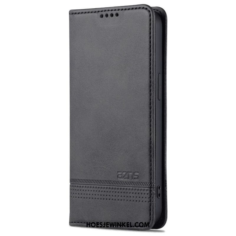 Bescherming Hoesje voor iPhone 15 Plus Folio-hoesje Cui Azns-effect