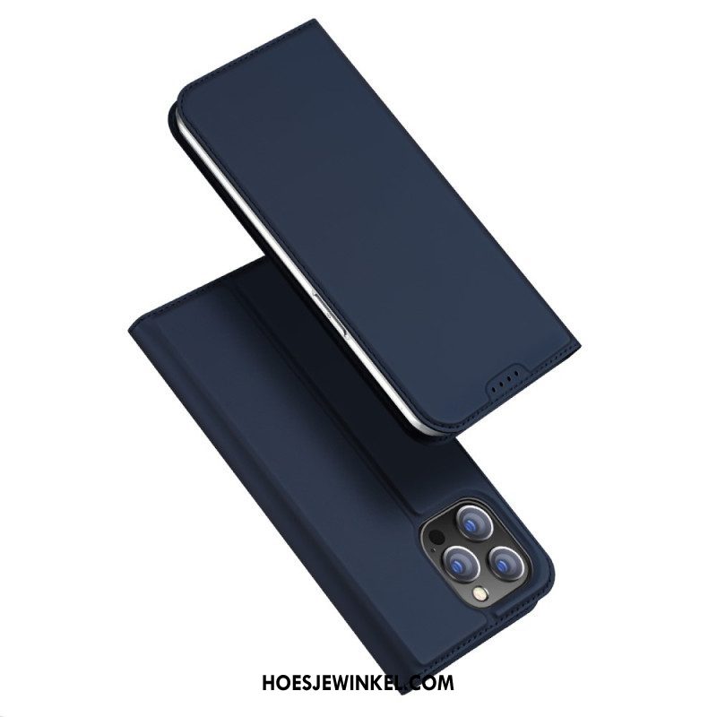 Bescherming Hoesje voor iPhone 15 Pro Max Folio-hoesje Skin Pro-serie Dux Ducis