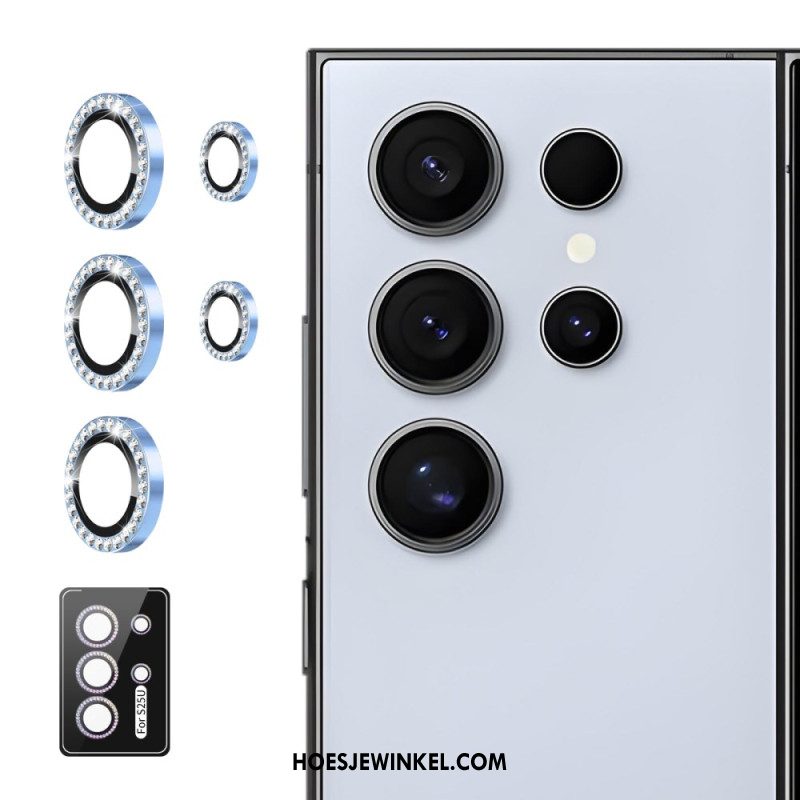 Cameralensbeschermer Voor Samsung Galaxy S25 Ultra 5g Met Legeringsringen En Strass-steentjes