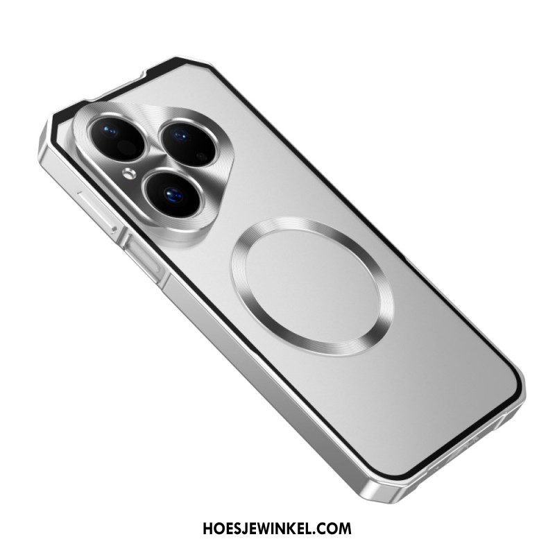 Case Hoesje Huawei Pura 80 Telefoonhoesje Magsafe Met Metalen Frame