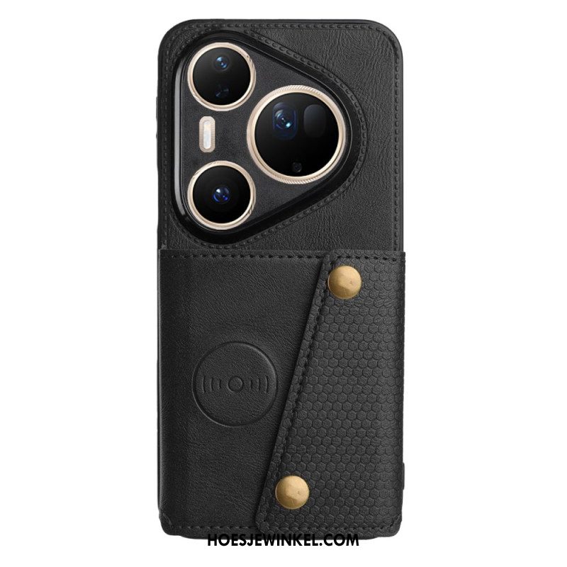 Case Hoesje Huawei Pura 80 Ultra Telefoonhoesje Kaarthouder Met Lederlook