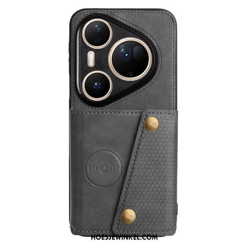 Case Hoesje Huawei Pura 80 Ultra Telefoonhoesje Kaarthouder Met Lederlook