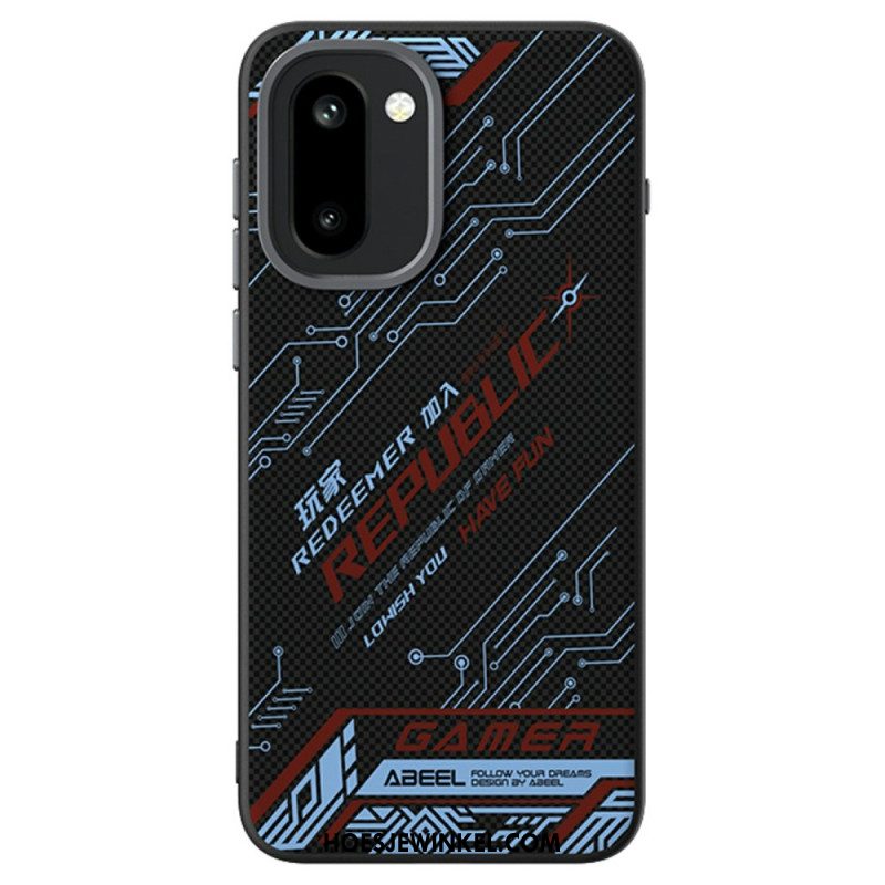 Case Hoesje Oneplus 15r Telefoonhoesje Abeel Magnetische Portemonnee Met Micro-reliëf