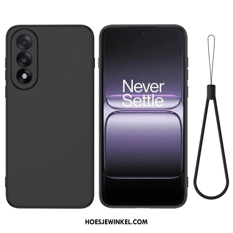 Case Hoesje Oneplus Nord 5 Telefoonhoesje Vloeibare Siliconen Band